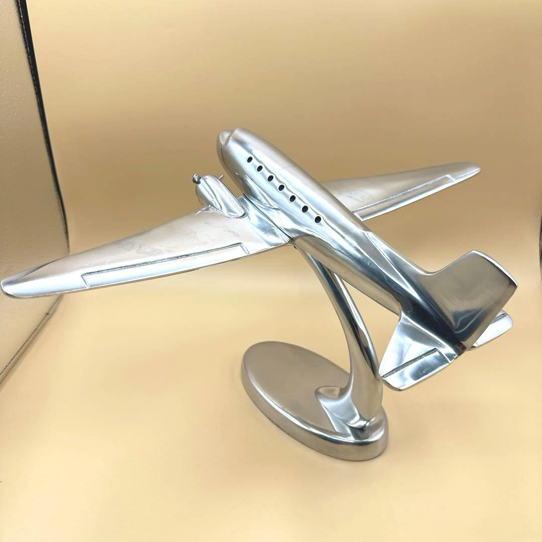 DULTON ダルトン DC-3 plane L 飛行機 アルミ オブジェ 置物