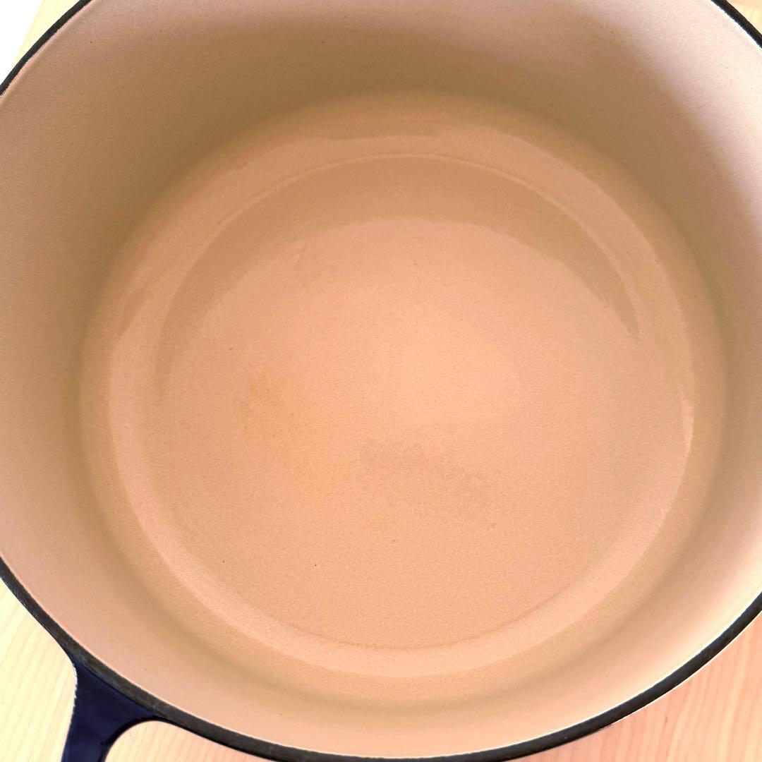 LE CREUSET  ココットロンド インディゴブルー 26cm　ルクルーゼ
