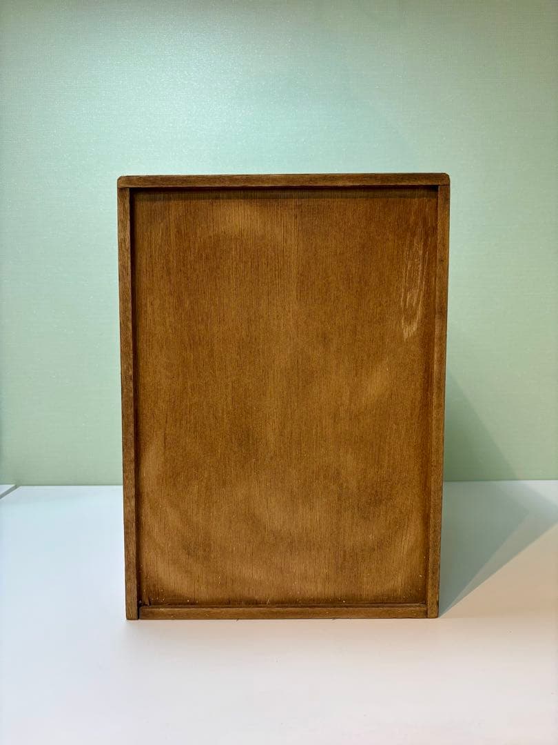 木味の小引き出し5段 レトロインテリア収納　レトロ雑貨好きに