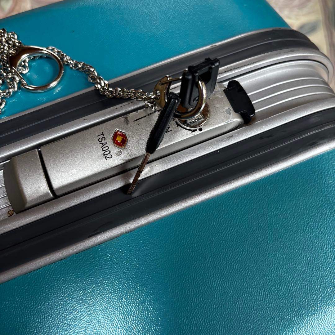 はち Proteca スーツケース 大型 ハードケース ターコイズ