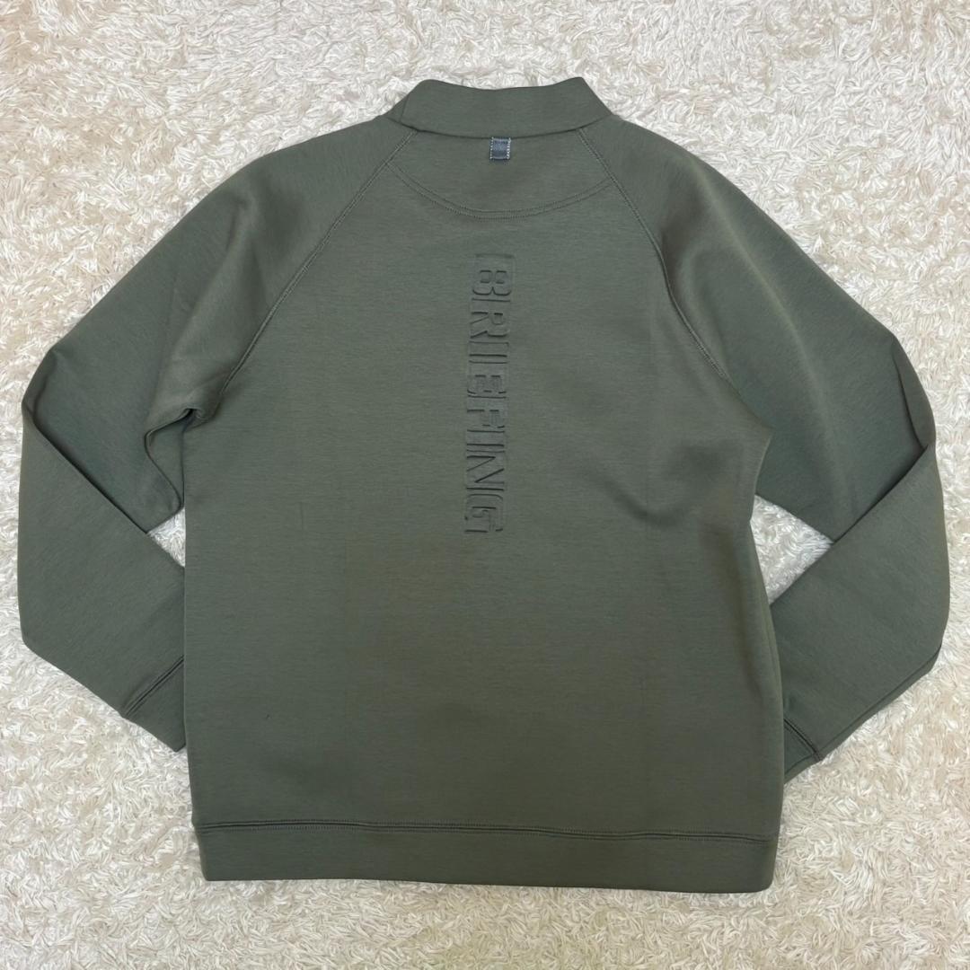 384　ブリーフィング ゴルフ スウェット メンズ カーキ