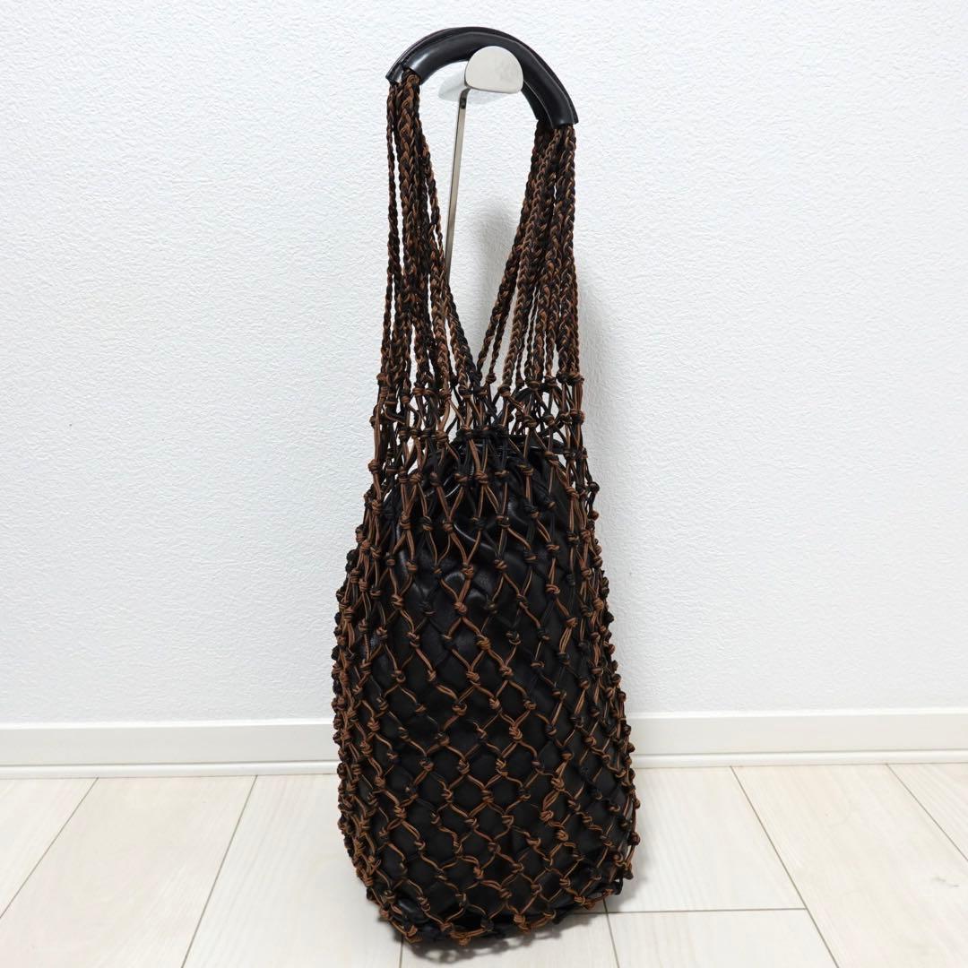 ジルサンダー　NET SQUARE SHOPPER ショルダーバッグ　網　ポーチ