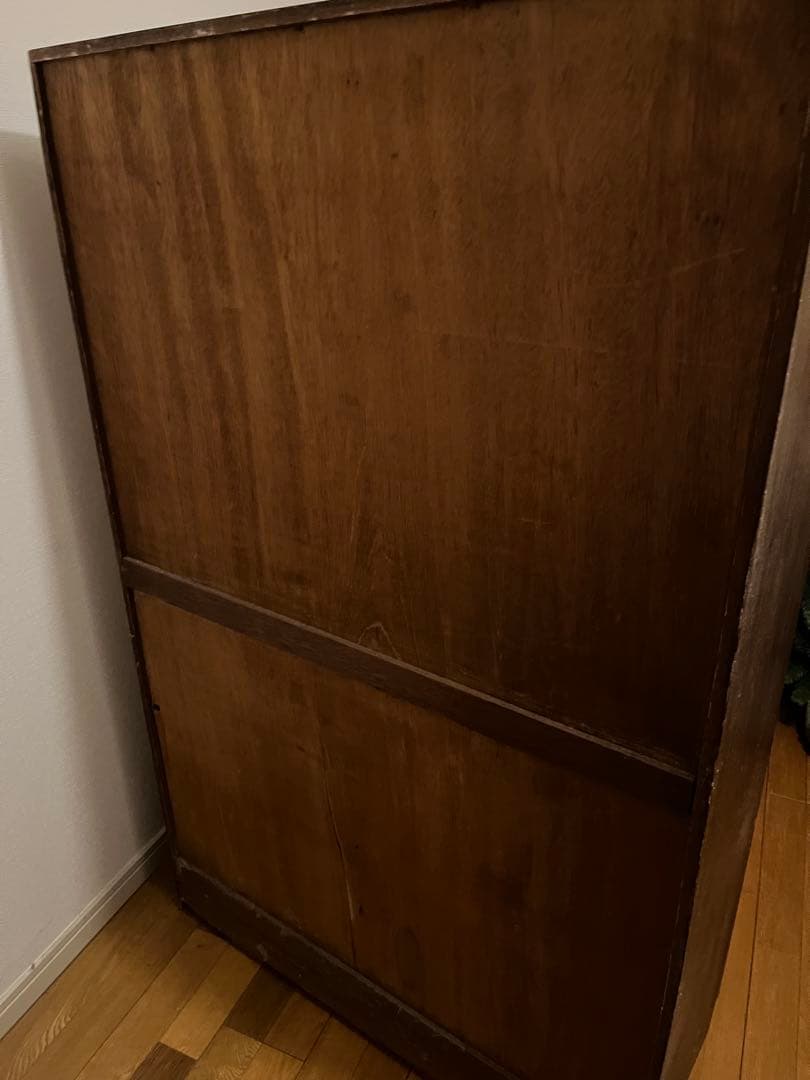 【1月29日まで】ヴィンテージ収納棚 本棚 飾り棚 食器棚 古家具