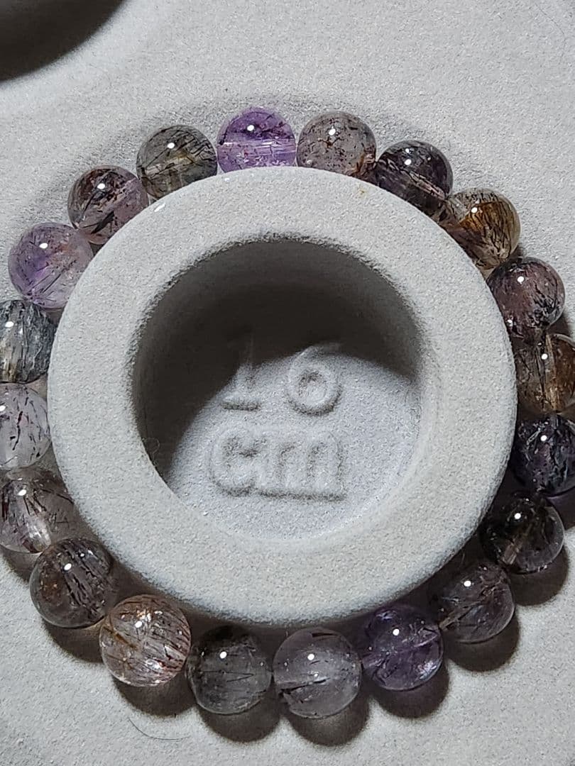 天然石ブレスレット　スーパーセブン　つやつやよ♡　超キレイ