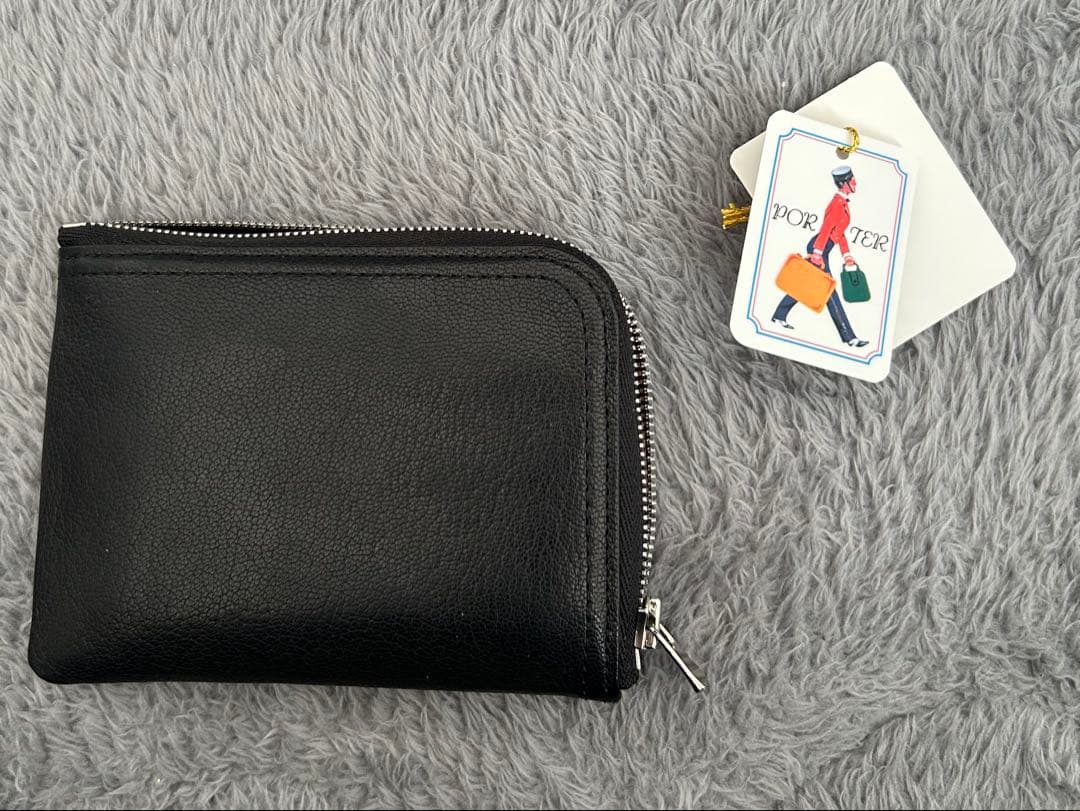 PORTER ブラックレザーケース