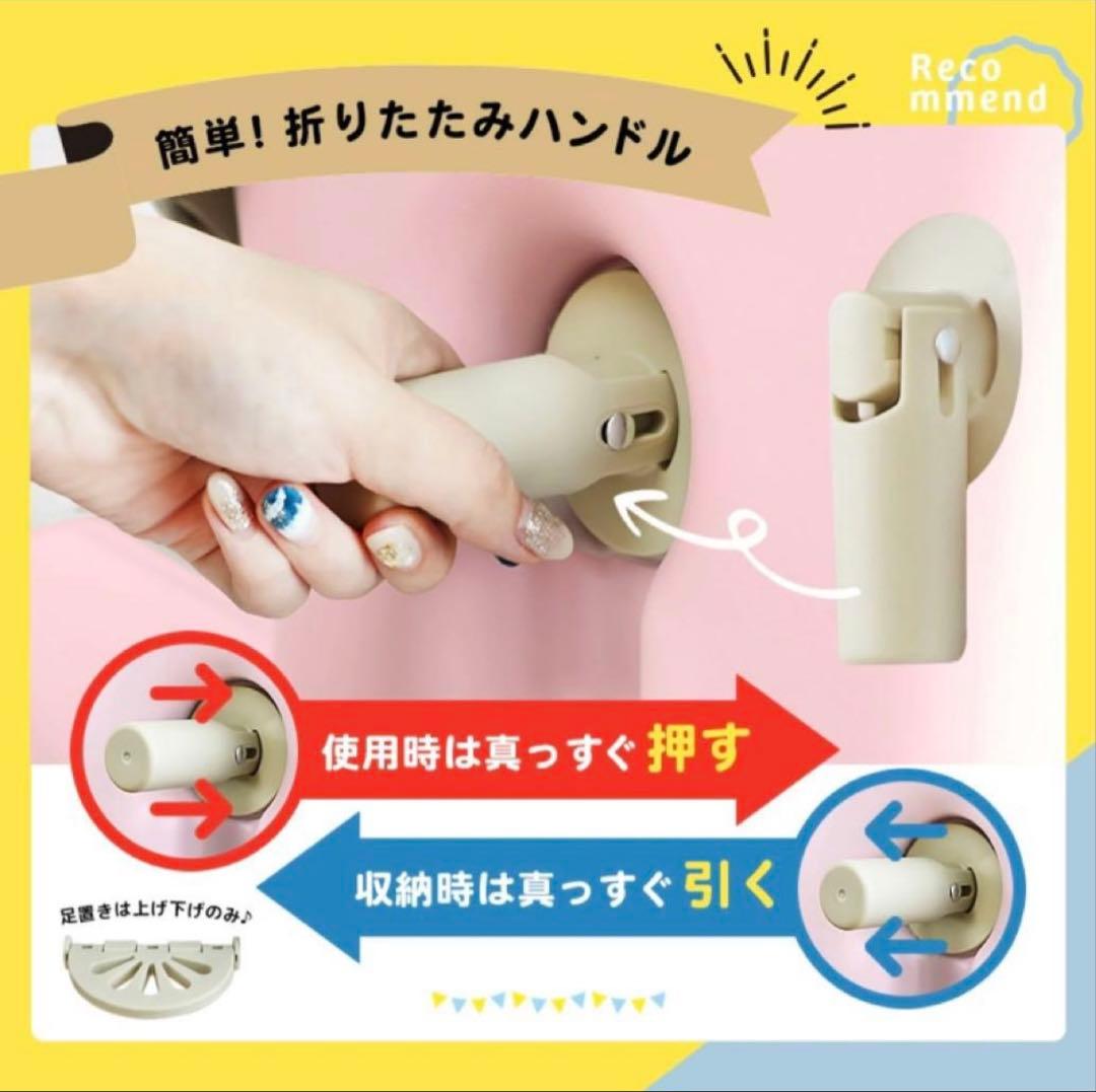 NORICCO ノリッコ 子供乗れるスーツケース 折りたたみパステルグレージュ