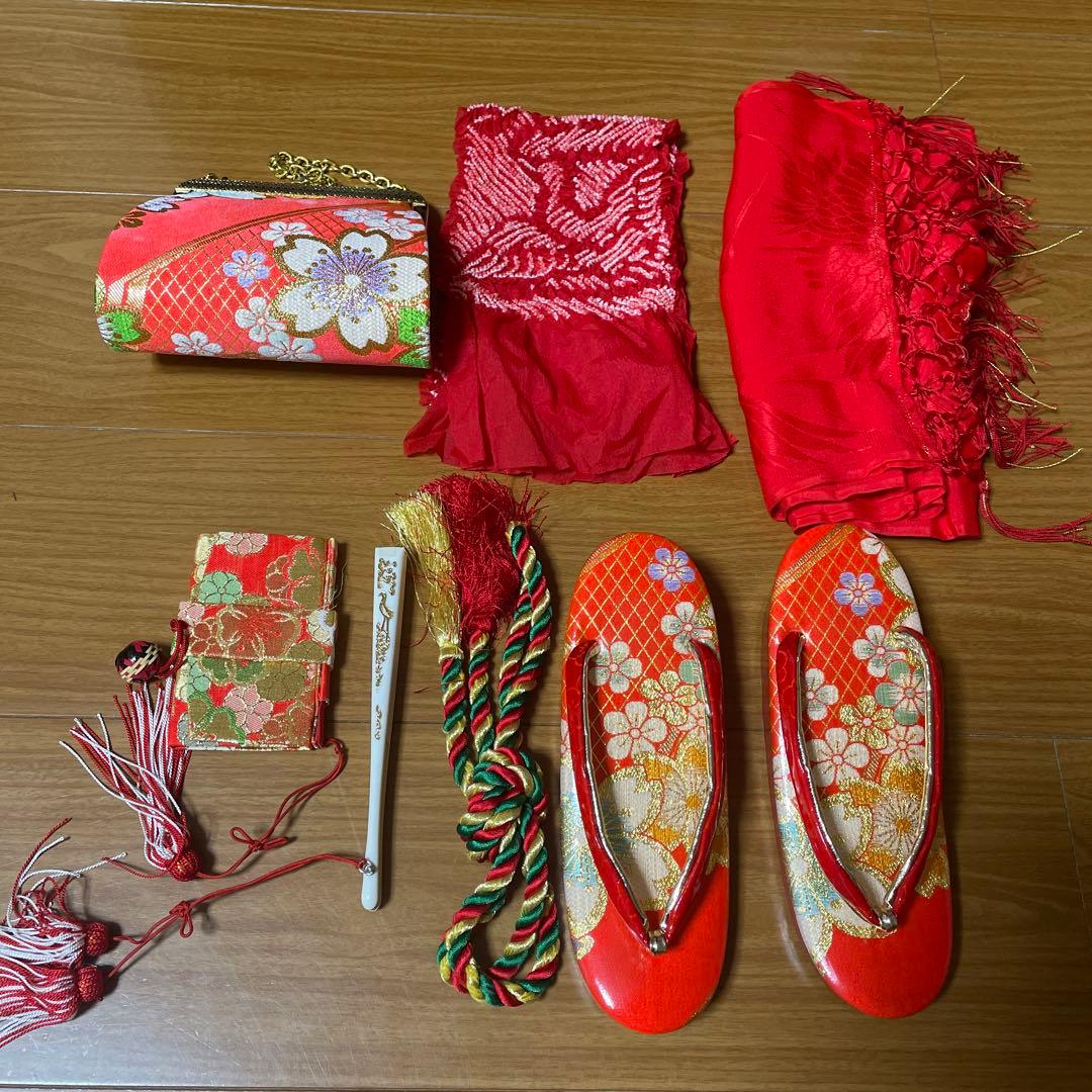 七五三　7歳　女の子　着物セット　痛み、汚れ無し