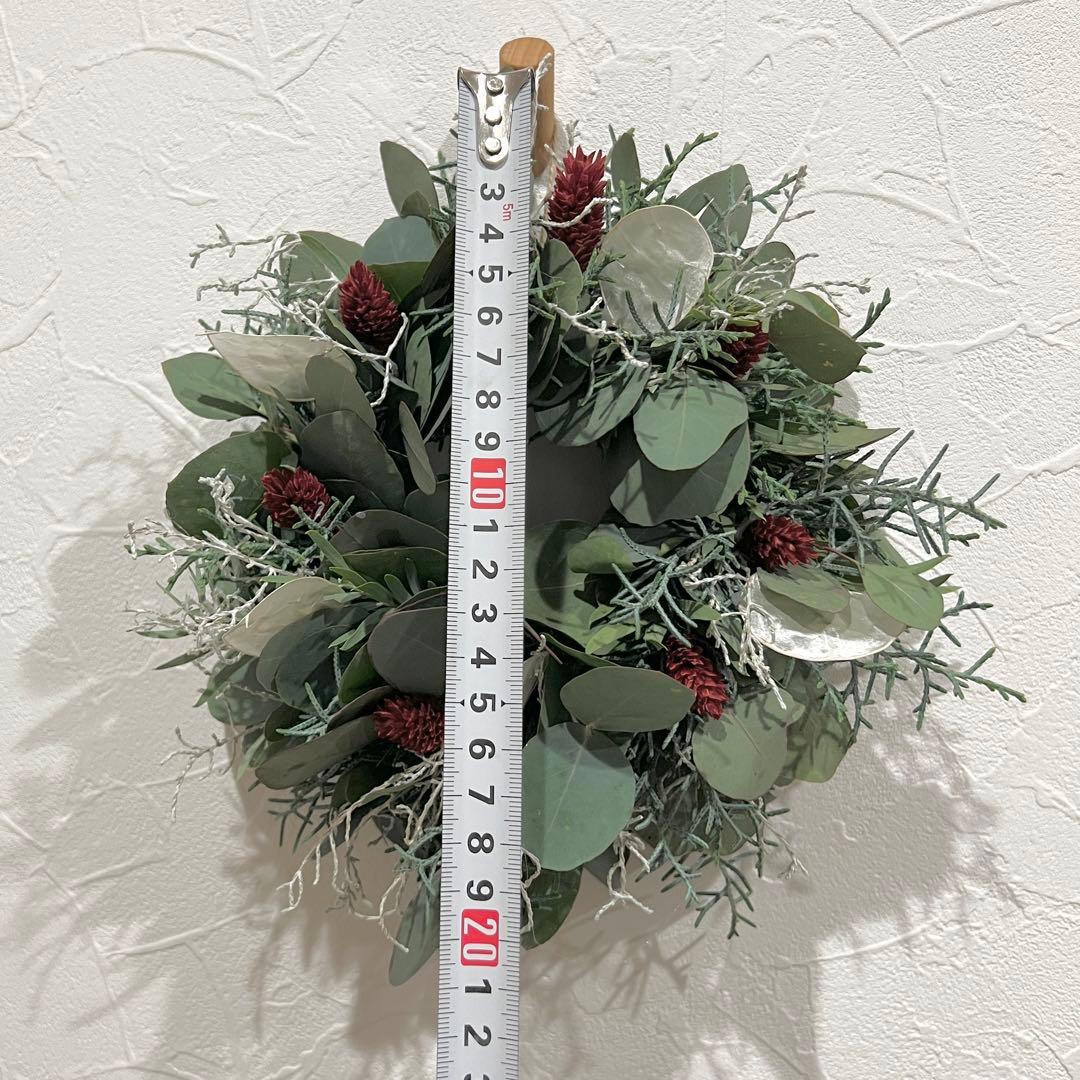 ポポラスとルナリアのクリスマスリース* *ラッピング無料 冬 プレゼント