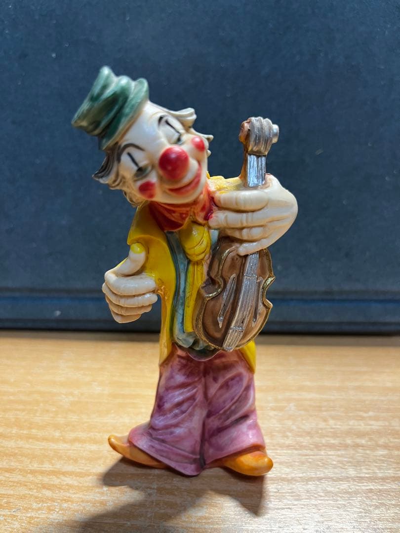 ピエロ　ハンドペイント　カポディモンテ 人形　イタリア製