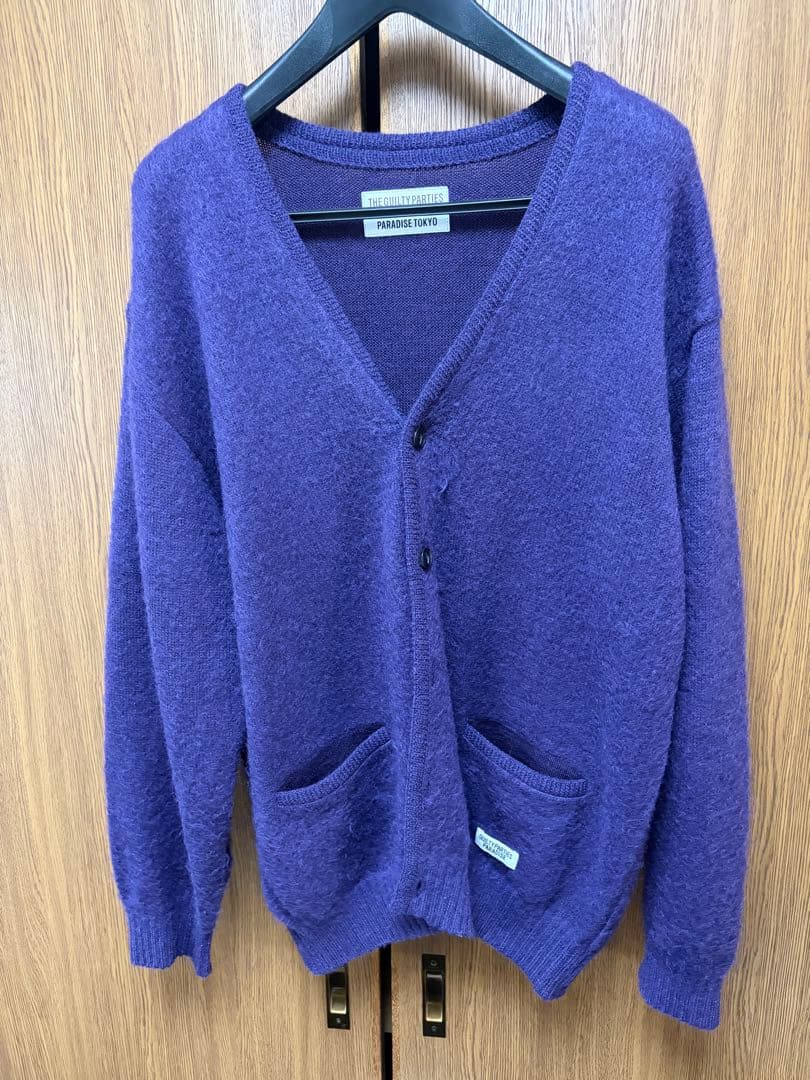 wacko maria パープルカーディガン