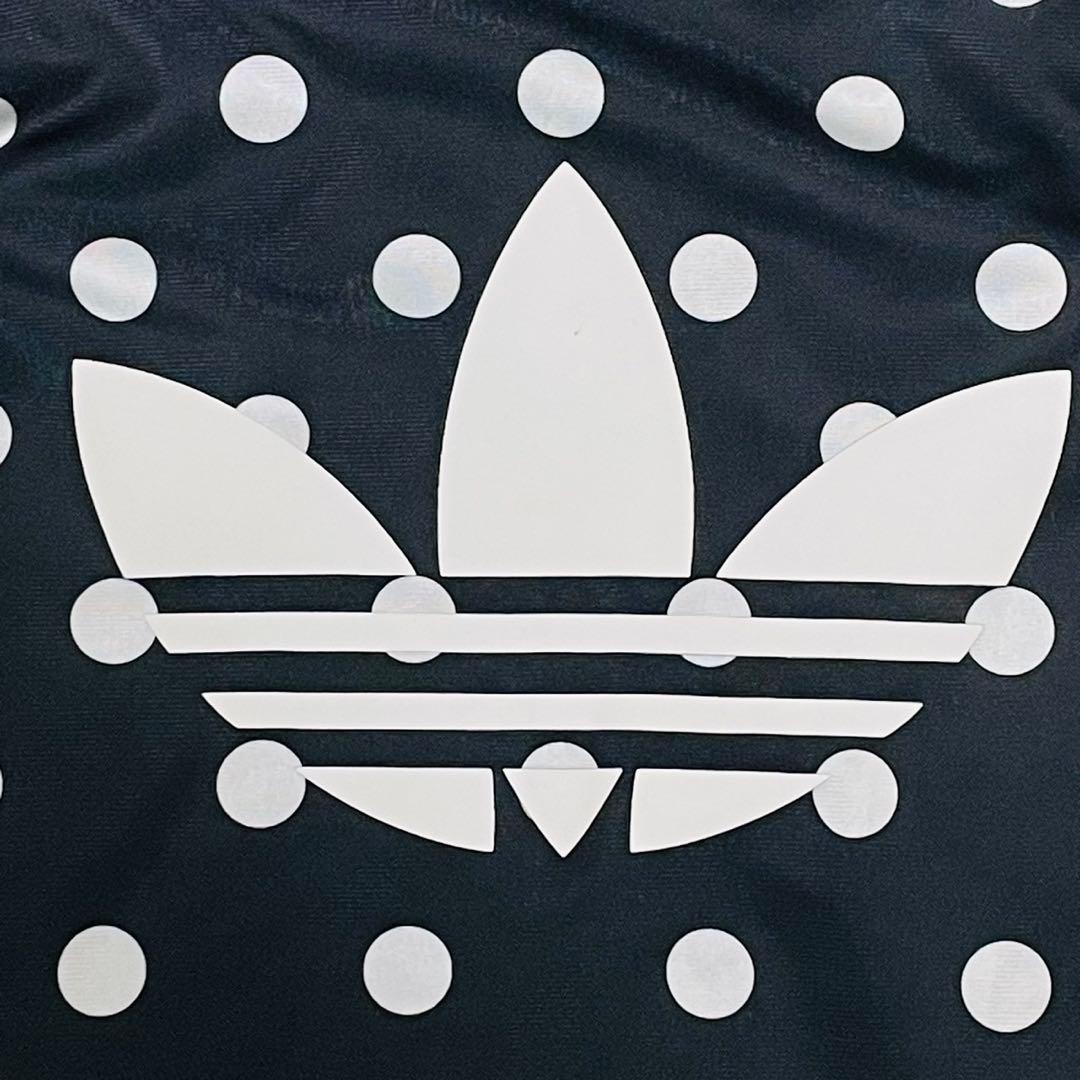 美品 アディダス トラックジャケット ジャージ トレフォイル 水玉 マドンナ