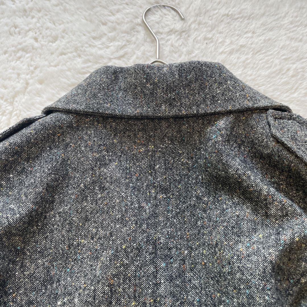 KENZO ケンゾー ウールブレンドチェスターコート ベルト付き 派手裏地