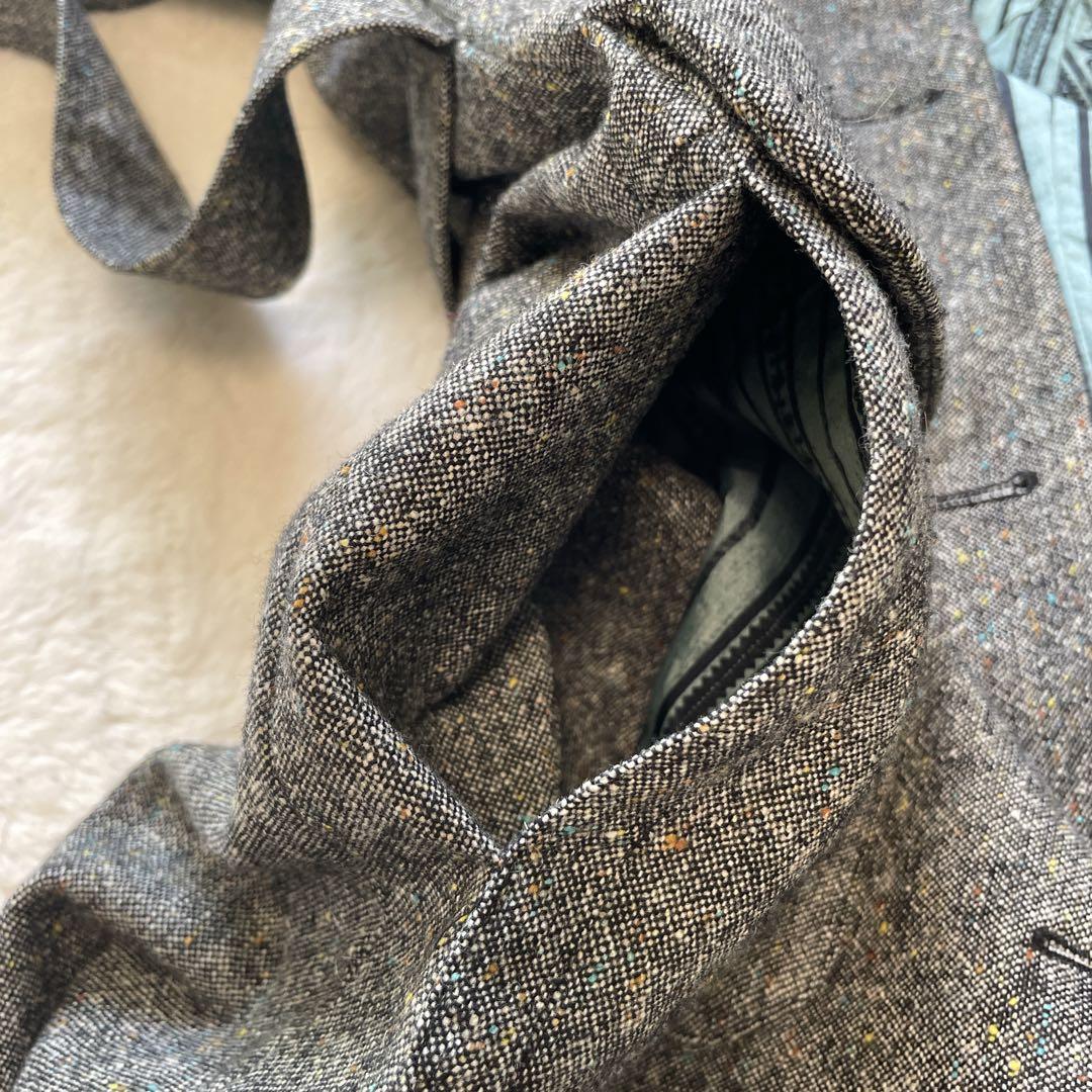 KENZO ケンゾー ウールブレンドチェスターコート ベルト付き 派手裏地