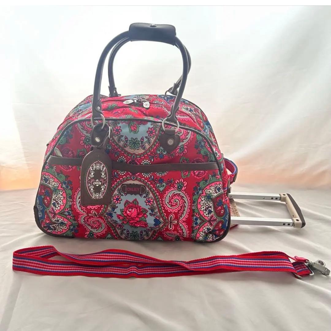 ⚠︎3/18迄★OILILY★オイリリー トラベル バッグ キャリーバッグ 花柄