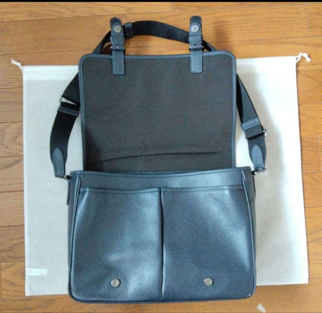 COACH ネイビー メッセンジャーバッグ　ショルダーバッグ