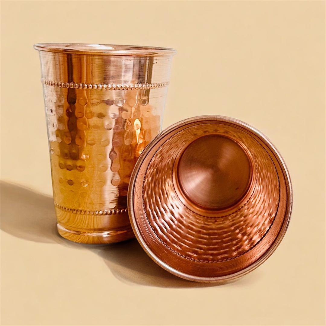 カシミヤ マフラーとカップ2個と銅製水筒1個　まとめセット