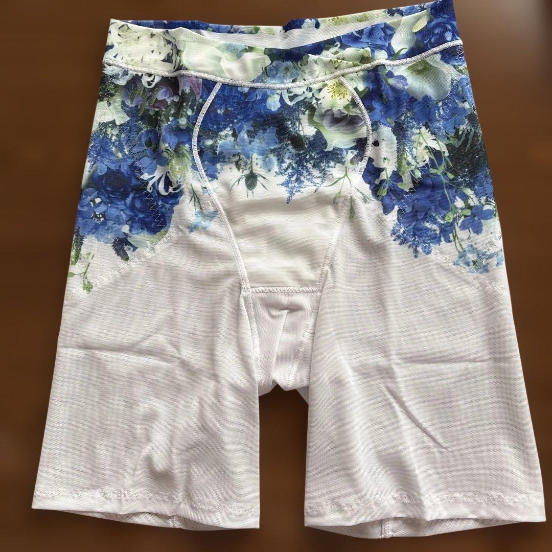 DR METHOD 花柄 骨盤ガードル L ブルー 3枚まとめ売り