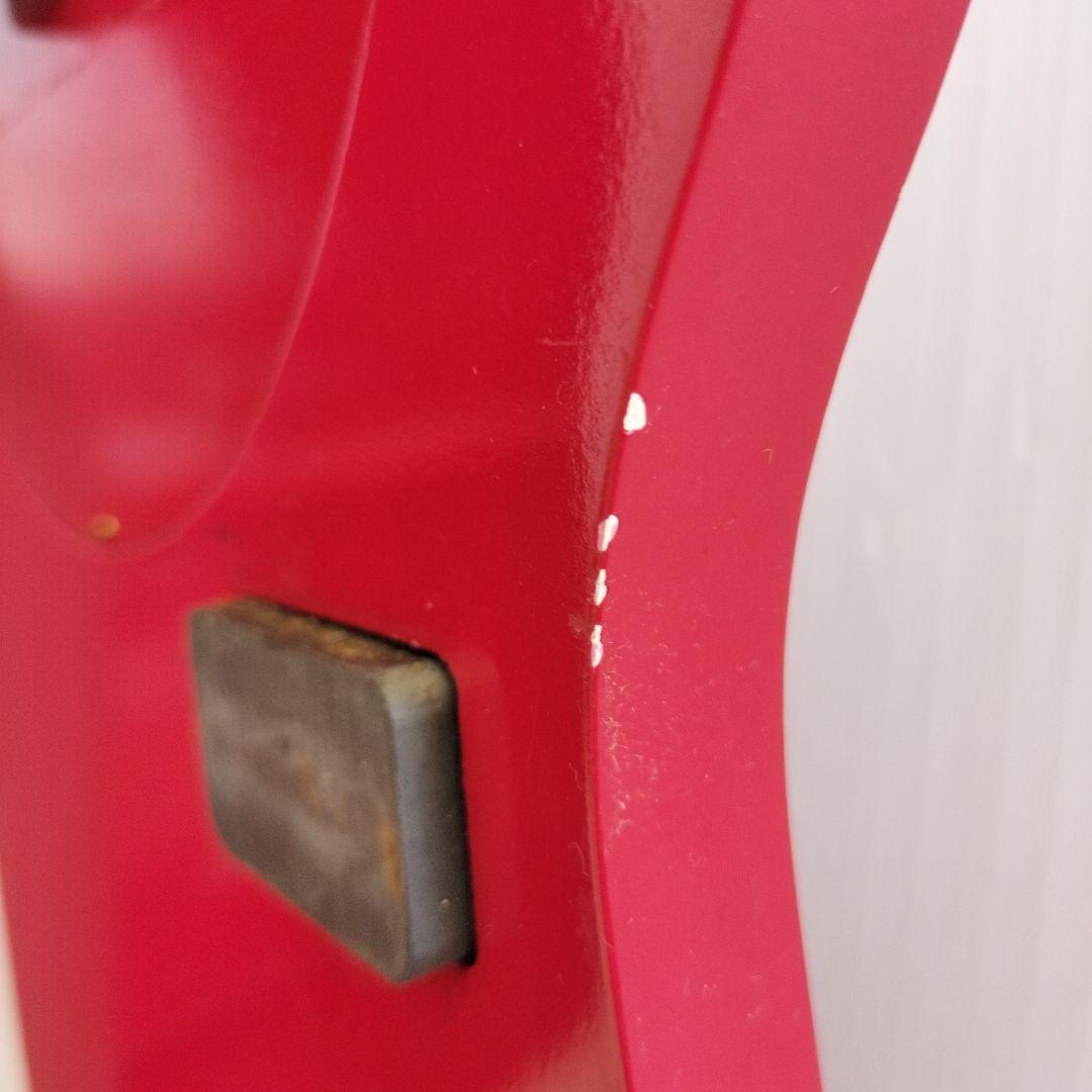 北欧IKEA PS 1995 鍵穴型 掛時計 置時計 収納有赤レッド