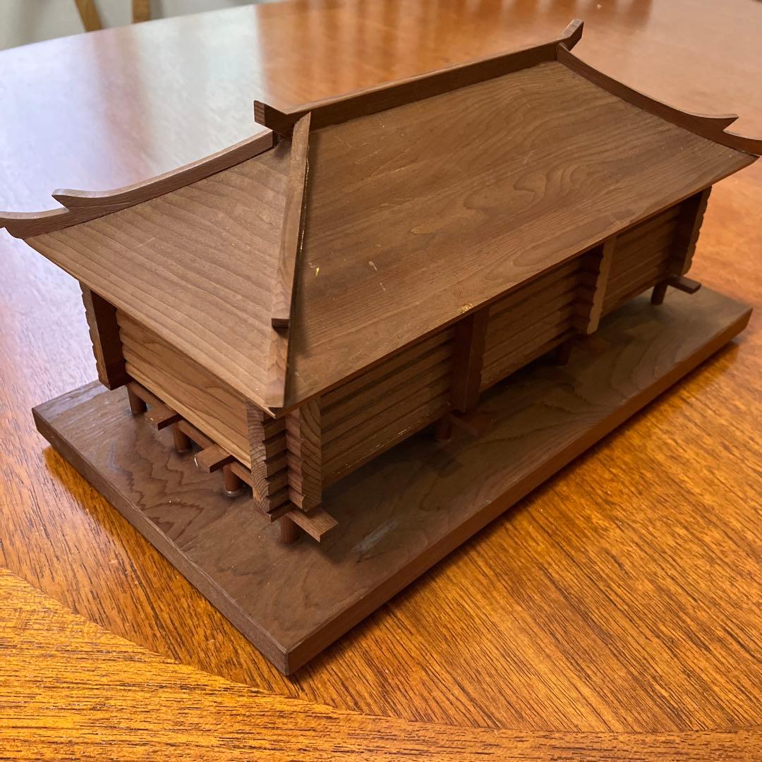 木製 日本の伝統的建築模型 大亮 正倉院