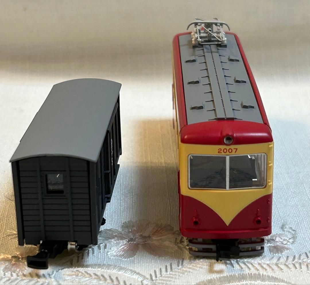 トミーテック 富井電鉄　猫屋線 直通用路面電気機関車＋客車/貨車セット　2両2点