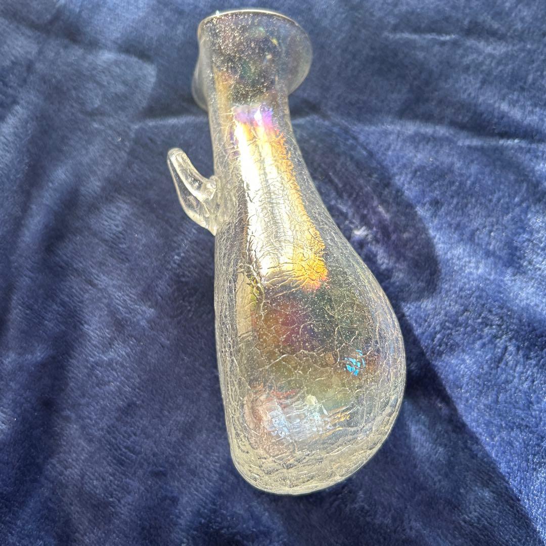 笛吹ガラス　花瓶