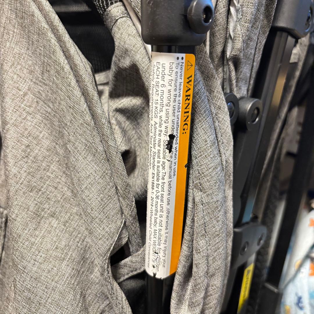 美品❤️besrey ダブルベビーカー 前後2人乗り 年子 双子 軽量タイプ✨