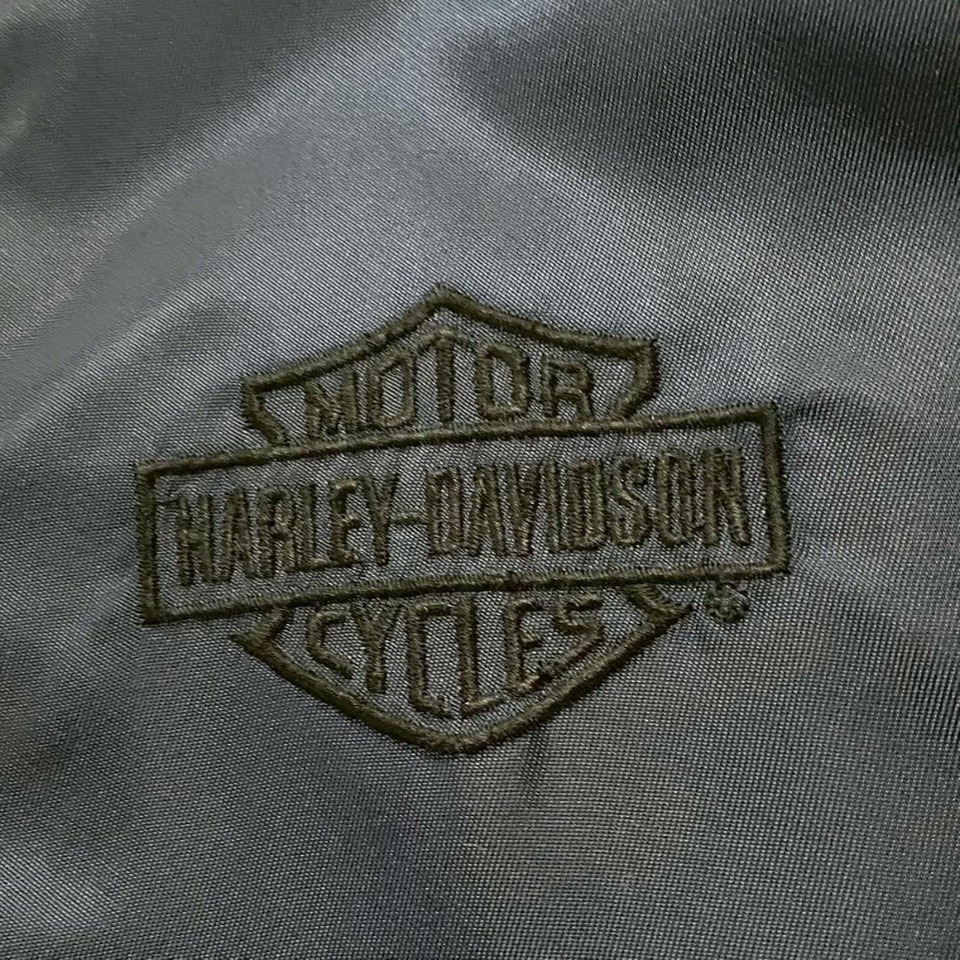 超美品 HARLEY-DAVIDSON MA-1 ナイロン ボンバー S 短丈
