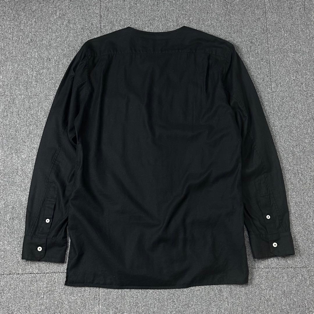 nonnative ノーカラーシャツ ブラック 黒 ノンネイティブ