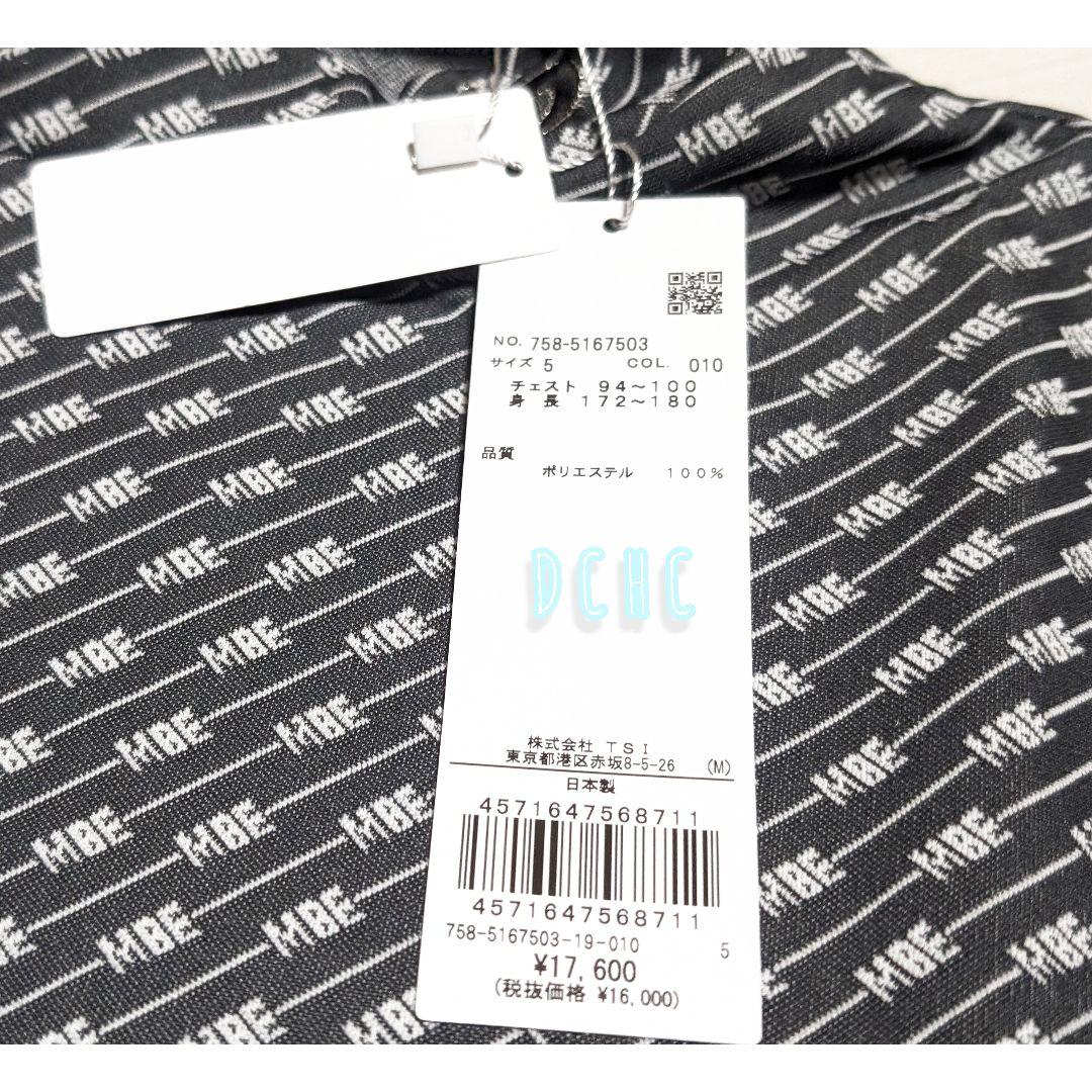 新品 【サイズ５(Ｌ)】【ブラック】マスターバニー　半袖　ハイネックシャツ