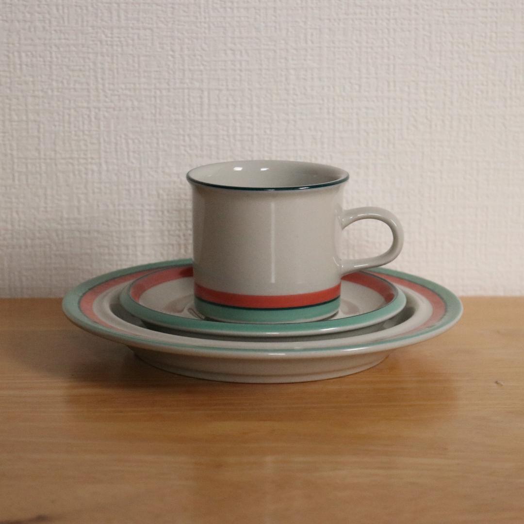 ARABIA ミルヤ Milja　トリオ1客セット 北欧ヴィンテージ ミリヤ