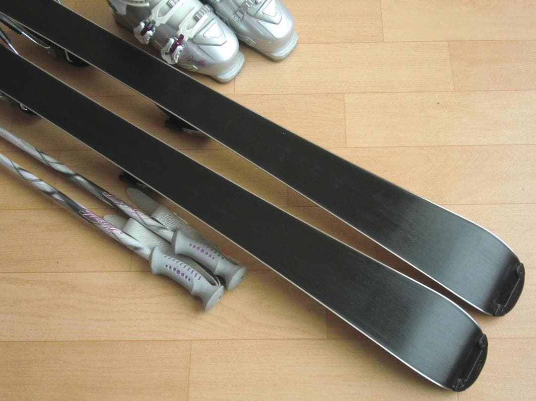 ■■1月限定■送料無料■女性用スキーセット■板146靴24-24.5■WAX済■