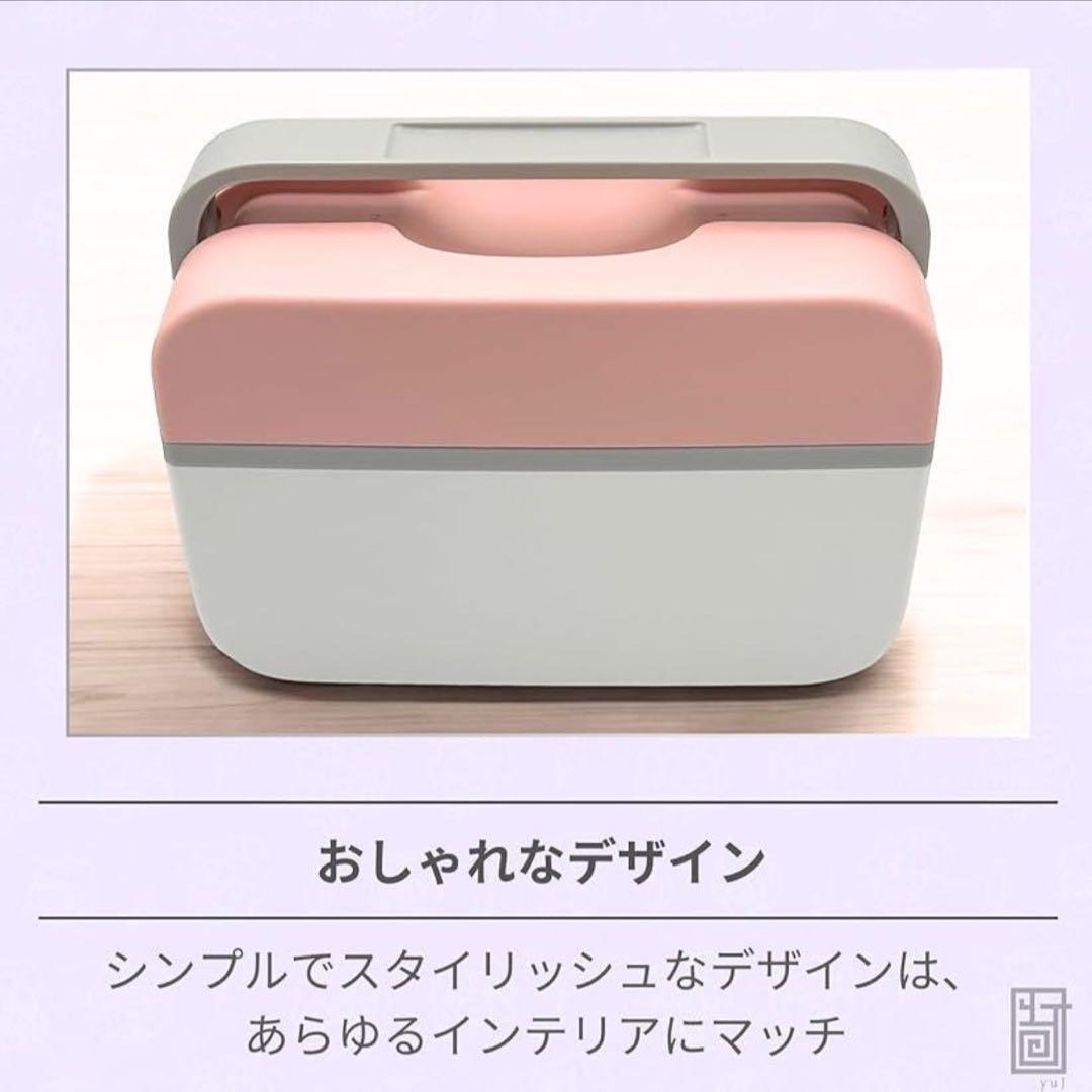 ⭐️未使用⭐️救急箱 薬箱 二層式 大容量 かわいい ポータブル ボックス