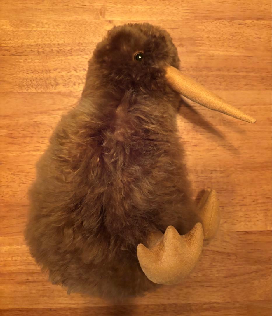 ベビーアルパカ毛ぬいぐるみ おおきなキウイ