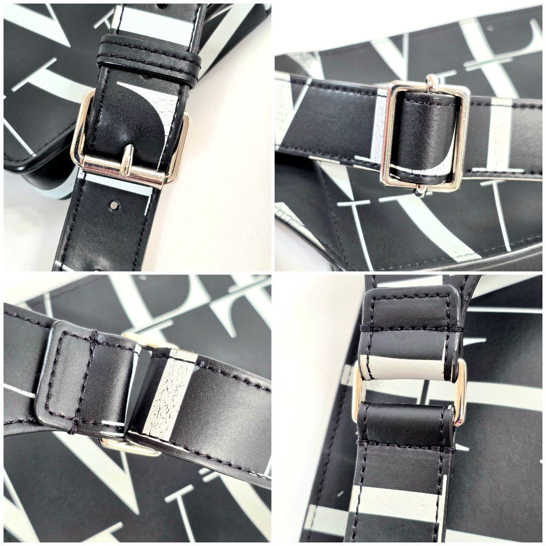 VALENTINO　VLTNタイムズ　ボディバッグ　斜め掛け　ブラック　美品