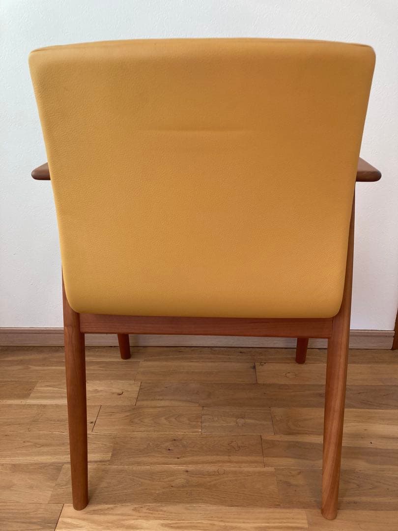 宮崎椅子 GINA ウォールナット　レザー張り　②/3