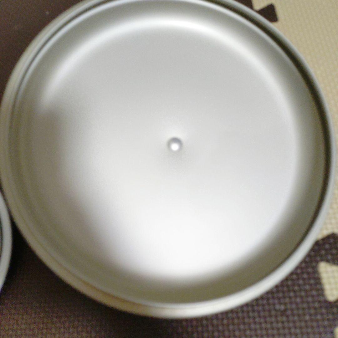 鍋蓋 2個セット シルバー