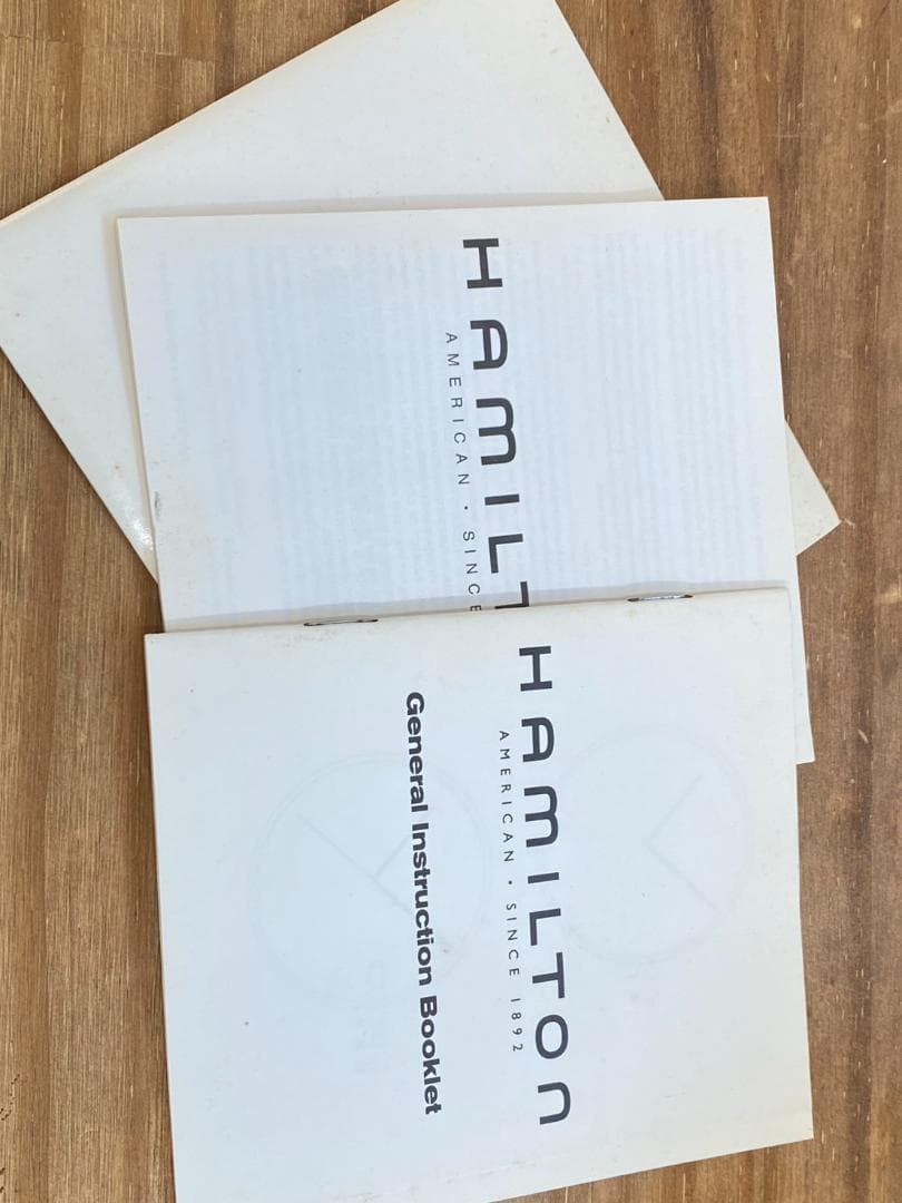 稼働品 HAMILTON ベンチュラ 6337 メンズ 腕時計 付属品あり