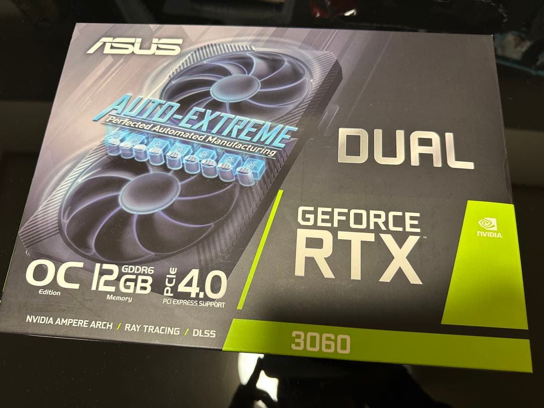 【GPU】ASUS Dual GeForce RTX 3060 OC【グラボ】