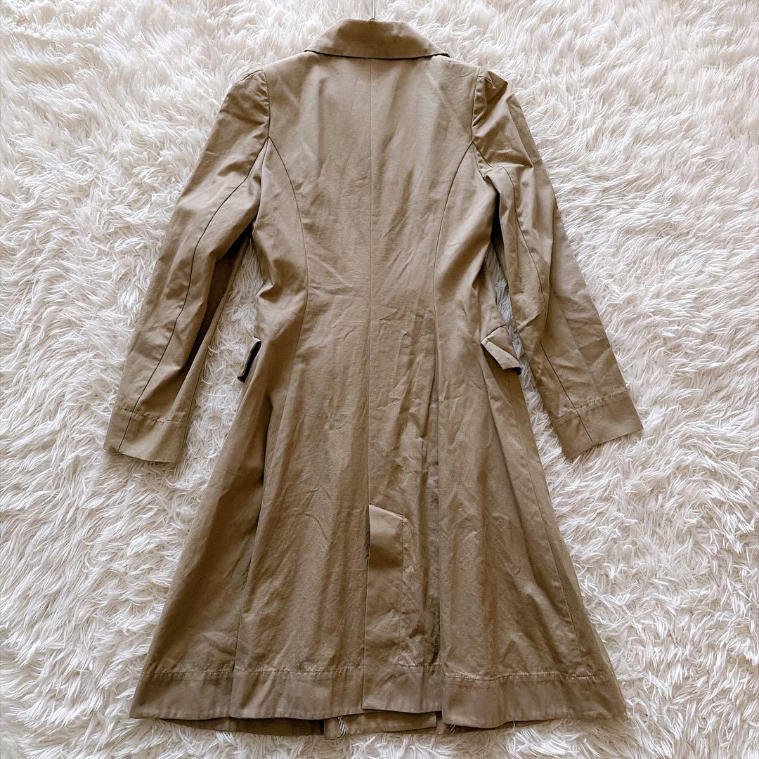 ヴィヴィアンウエストウッド トレンチコート ロング オーブボタン ベージュ 2