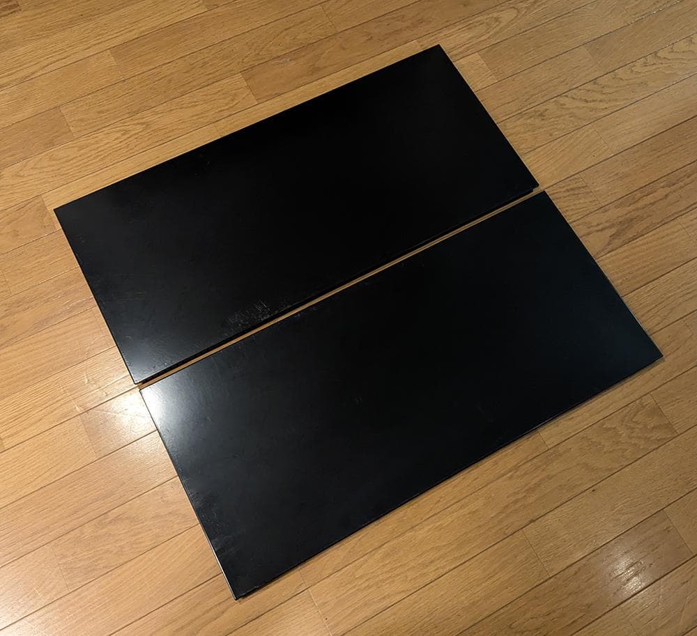 USMハラー用パーツ パネル 板 73x33cm 部品 パーツ ブラック 2枚