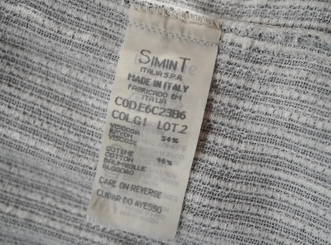 イタリア製 90s ARMANI JEANS スタンドカラー シャツ M