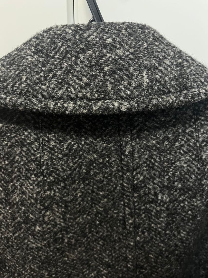 Demi-Luxe BEAMS ダブルブレストチェスターコート グレー系　36