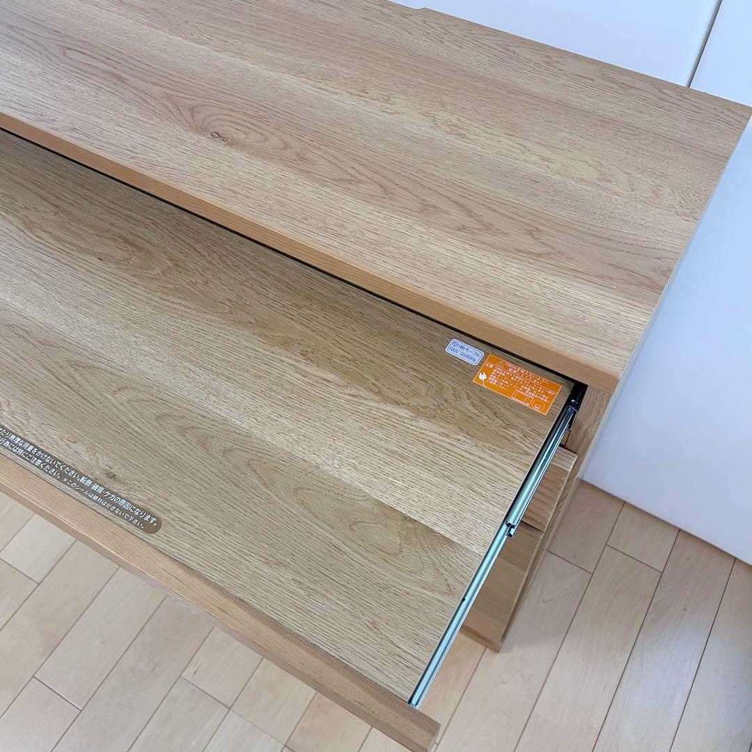 Meuble モーブル　ノーク NOOKサイドボード 幅80 ルーバー引き出し