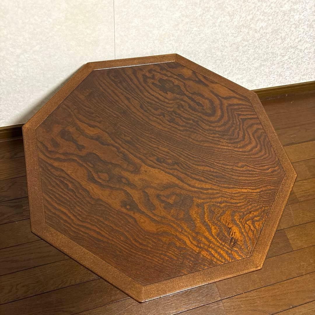【美品】八角形 ローテーブル 八角テーブル 和モダン