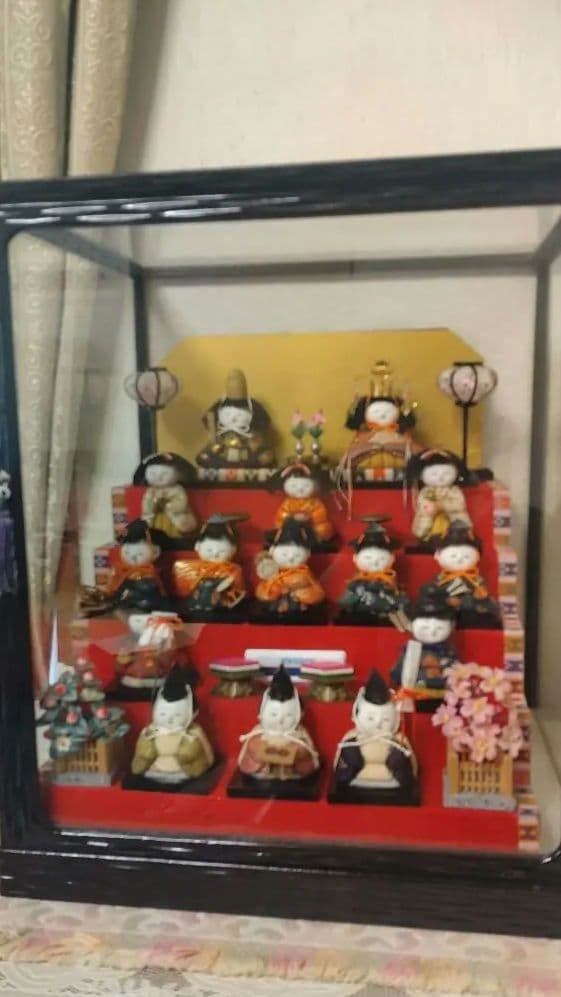 雛人形セット 15体 伝統的装飾付き