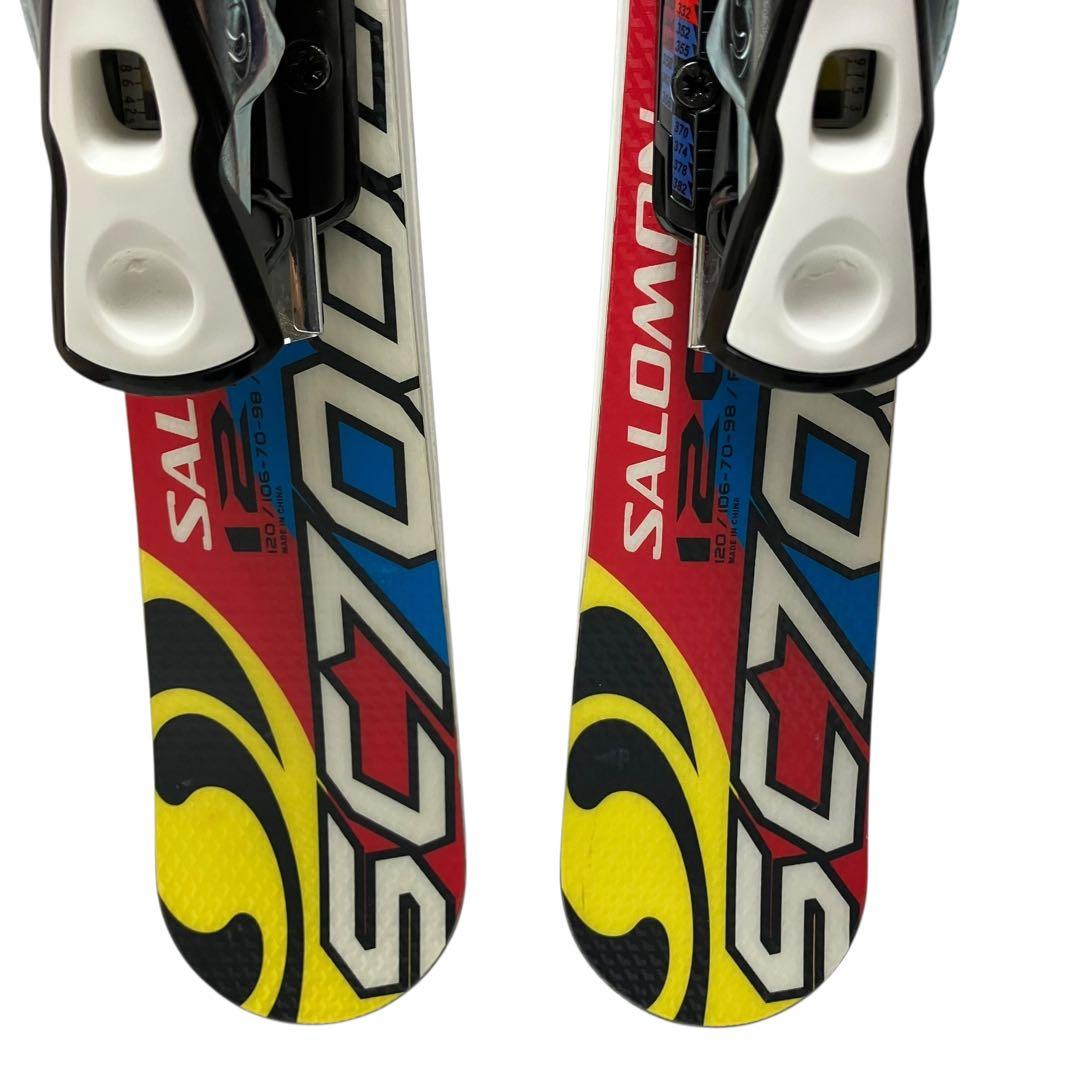 【美品】SALOMON SC7000 ショートスキー サロモン 120cm