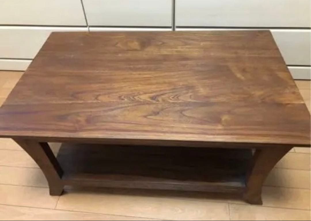 コーヒーテーブル　チーク材