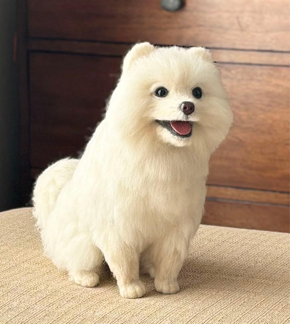 羊毛フェルト　ポメラニアン