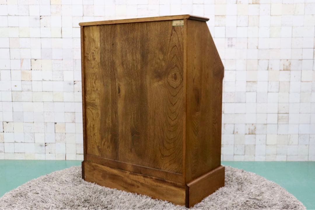 GMGK340○えぞ民芸家具 / 蝦夷民芸家具 敏音知 ライティングビューロー