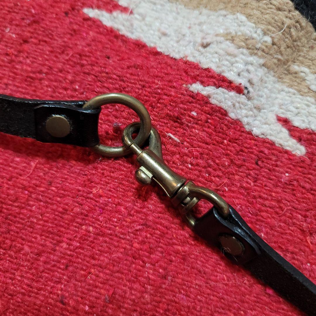 RED MOON サドルレザー ボディバッグ ウエストポーチ コンチョ付き